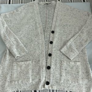American Eagle Oatmeal Colored Cardigan - Medium